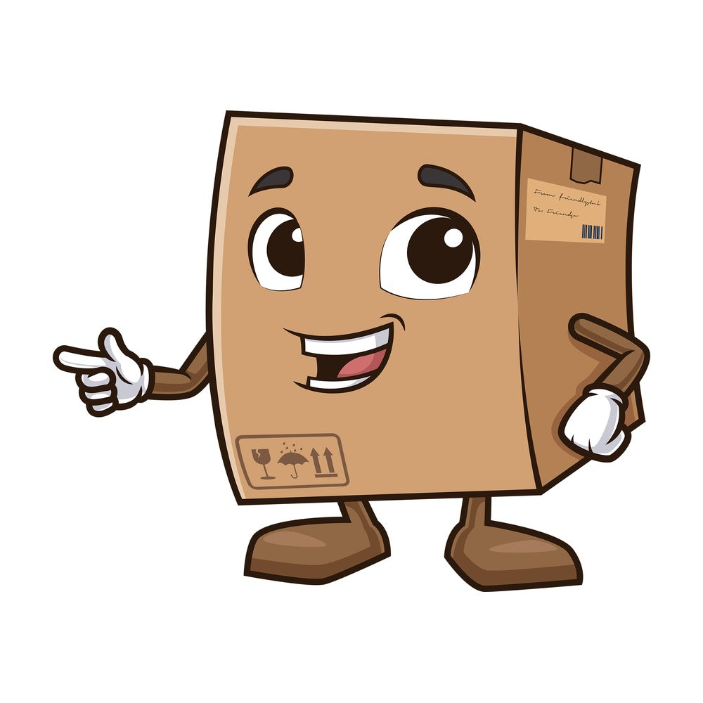 Delivery box presenting. PNG - JPG and vector EPS (infinitely scalable).