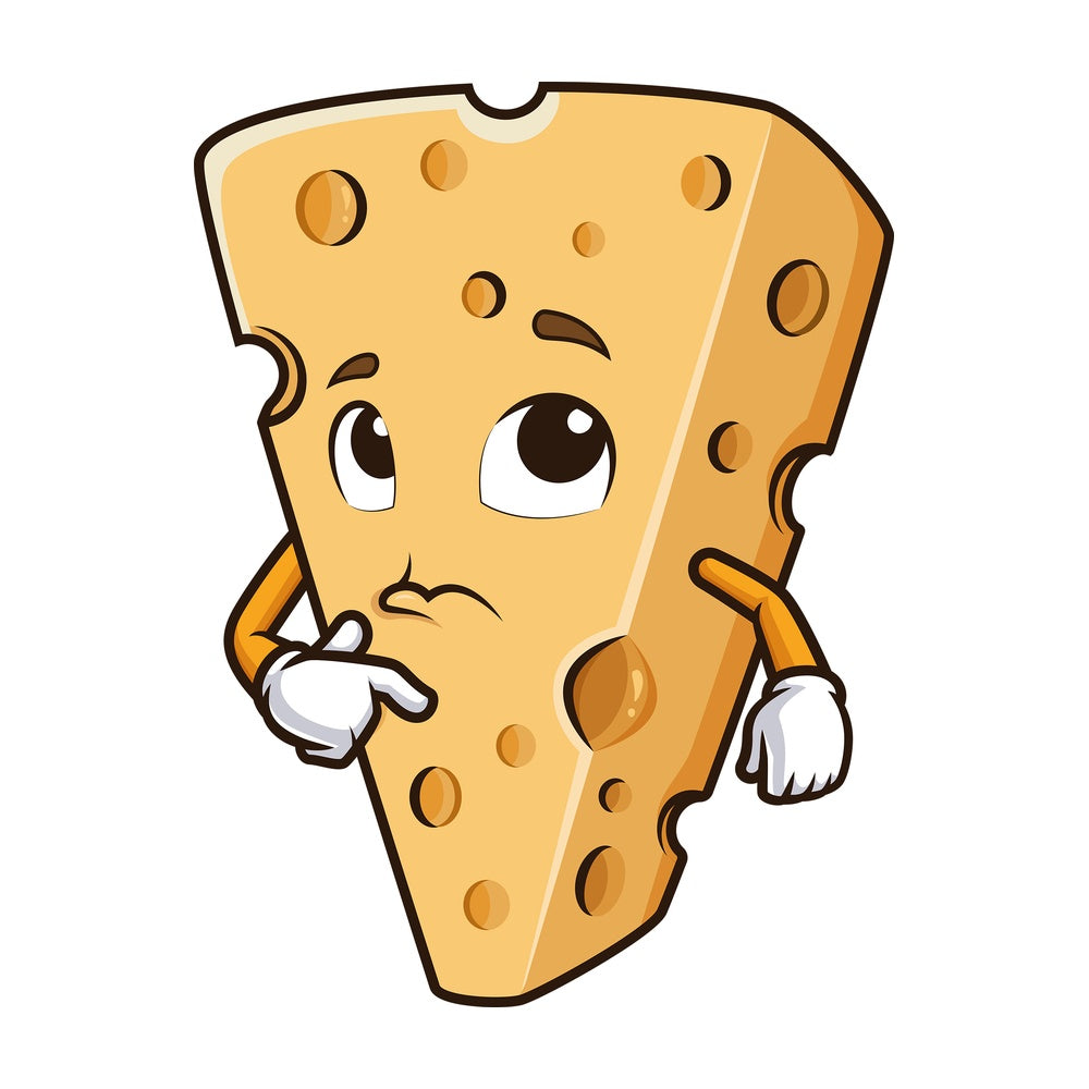 Cheese wondering. PNG - JPG and vector EPS (infinitely scalable).