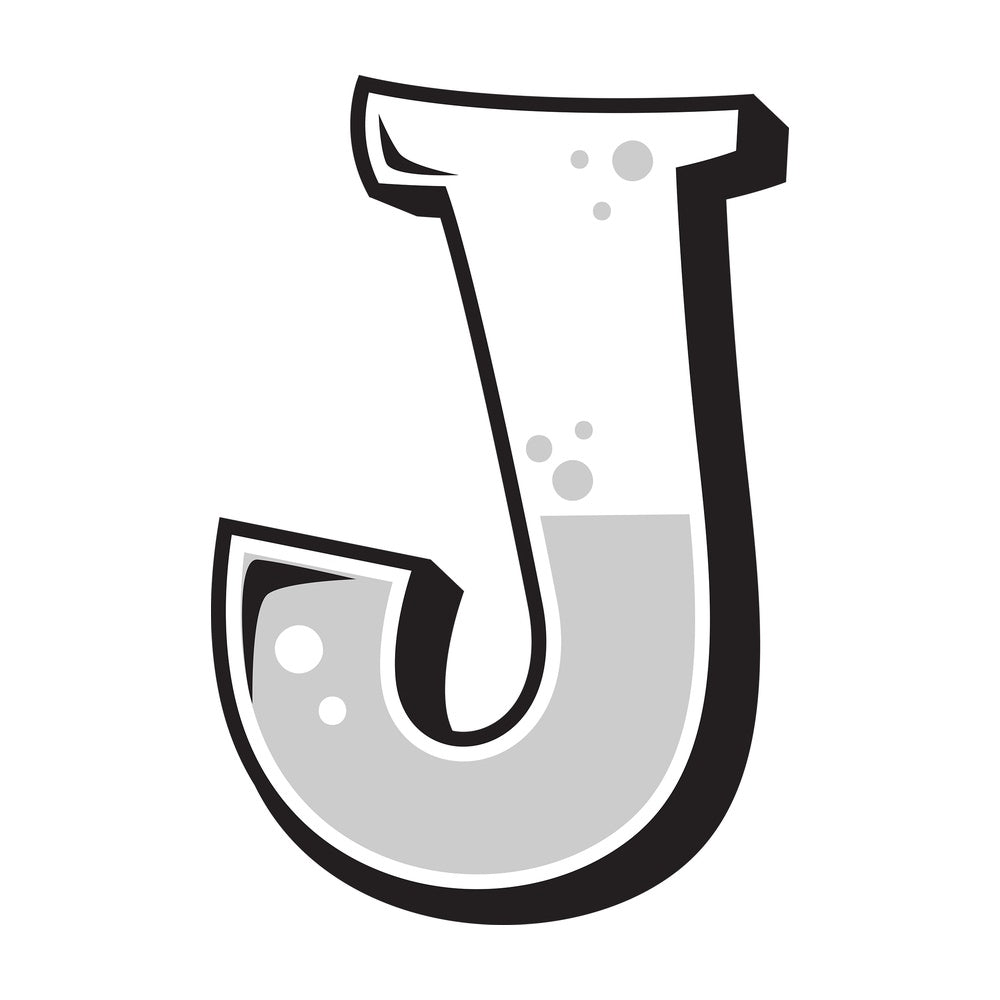 Graffiti letter j. PNG - JPG and vector EPS file formats (infinitely scalable). Image isolated on transparent background.