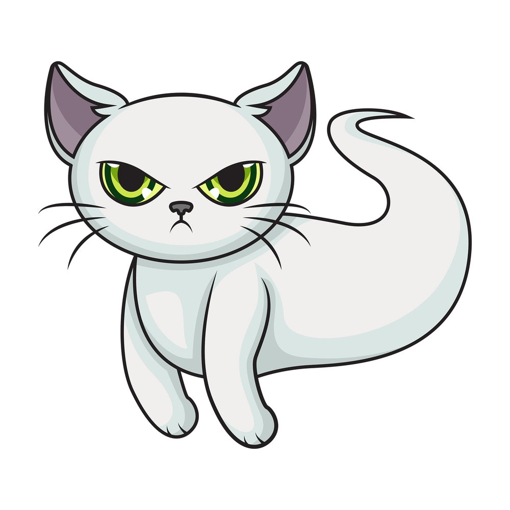 Cute ghost cat. PNG - JPG and vector EPS (infinitely scalable).