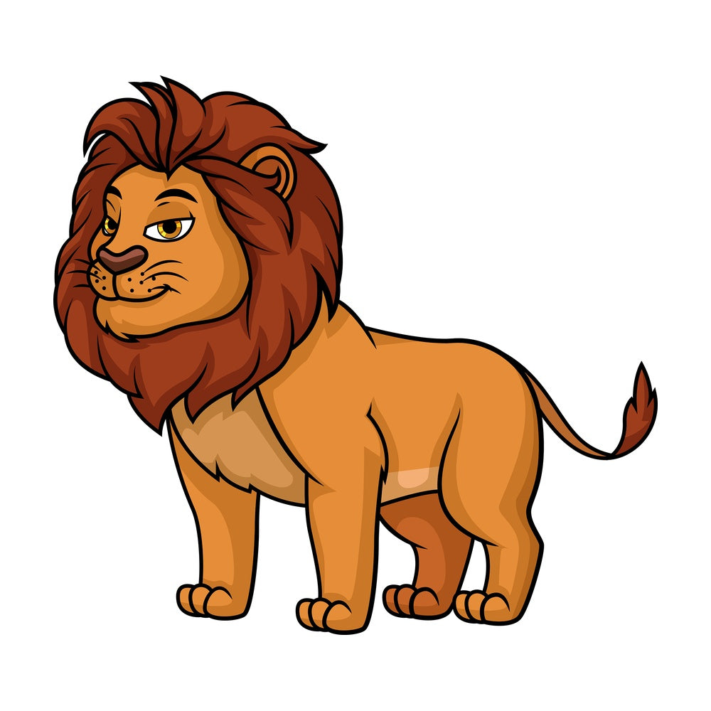 Wild lion. PNG - JPG and vector EPS (infinitely scalable).