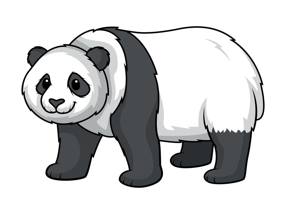 Panda bear. PNG - JPG and vector EPS (infinitely scalable).