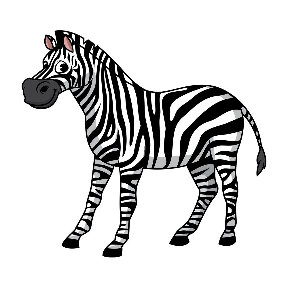 Wild zebra. PNG - JPG and vector EPS (infinitely scalable).