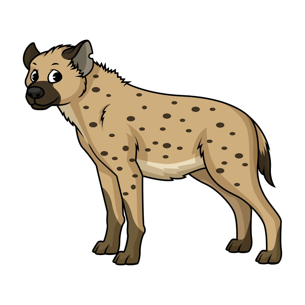 Wild hyena. PNG - JPG and vector EPS (infinitely scalable).