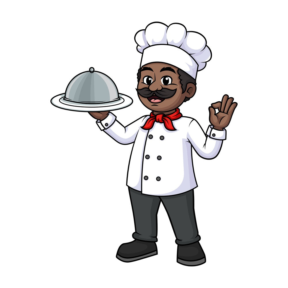 Black chef plate cloche dome tray. PNG - JPG and vector EPS (infinitely scalable).