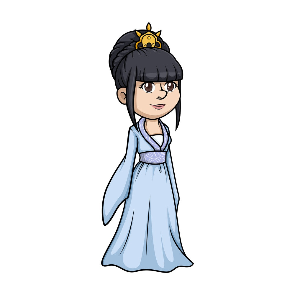 Beautiful princess. PNG - JPG and vector EPS (infinitely scalable).