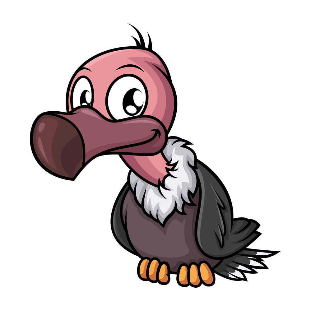 Baby vulture. PNG - JPG and vector EPS (infinitely scalable).