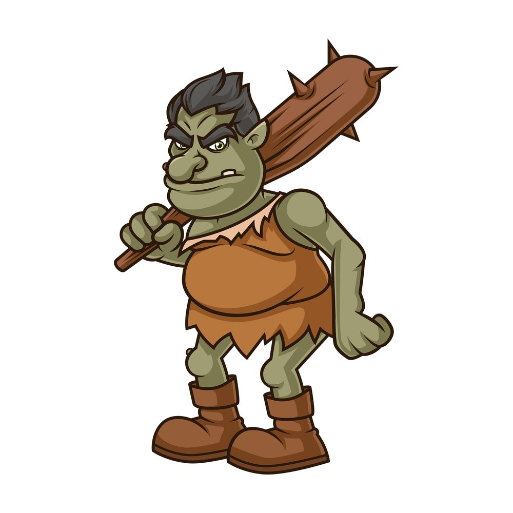 Forest troll. PNG - JPG and vector EPS (infinitely scalable).