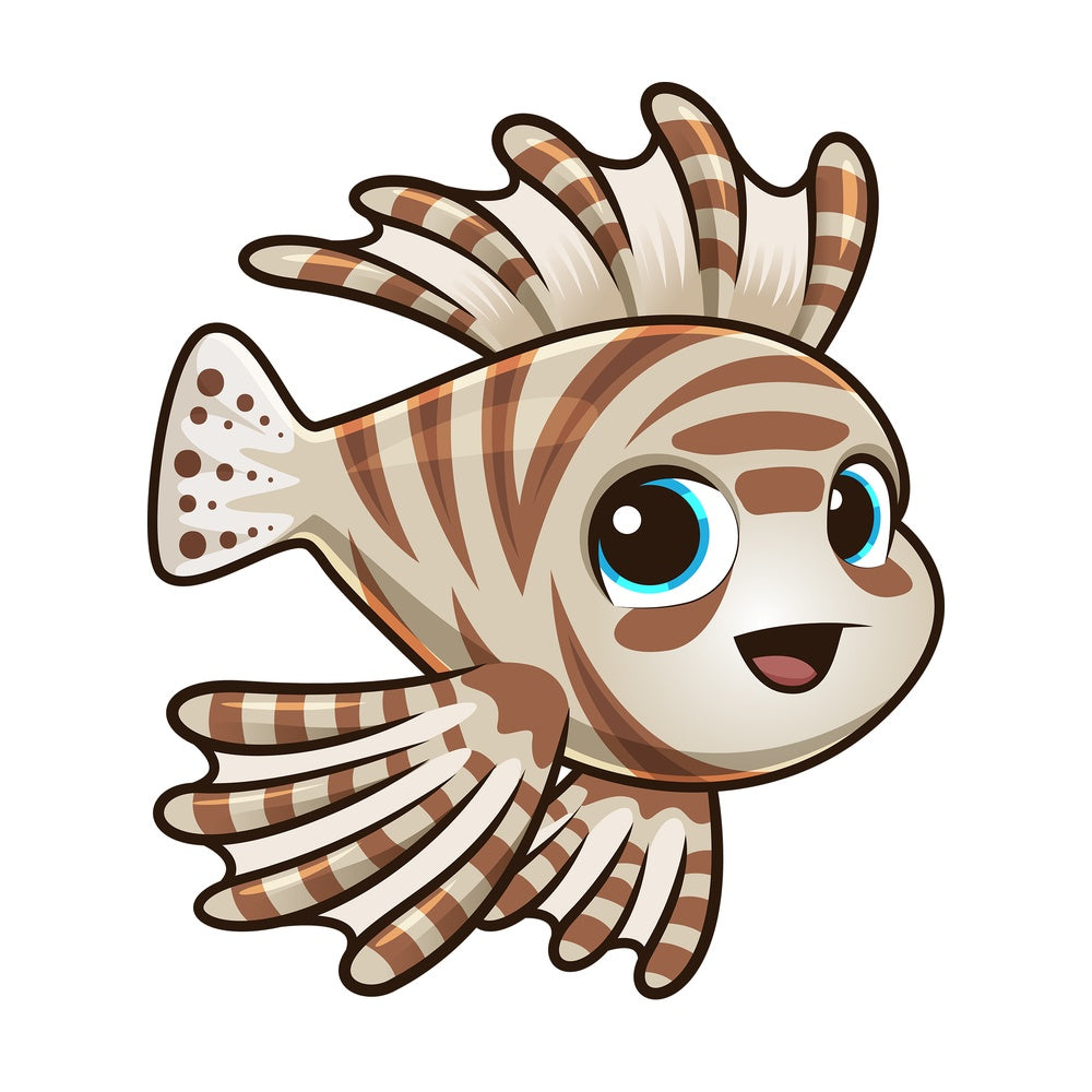 Cute fishy. PNG - JPG and vector EPS (infinitely scalable).