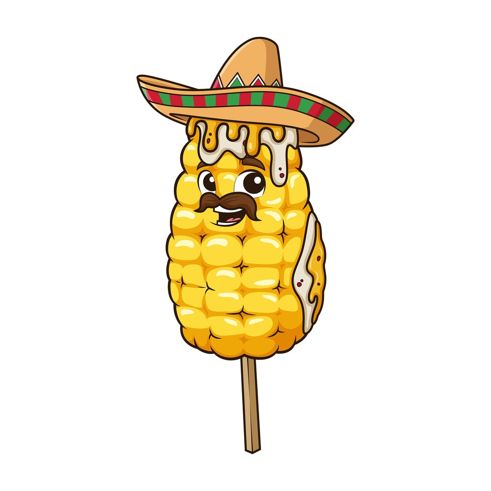 Mexican corn elote. PNG - JPG and vector EPS (infinitely scalable).