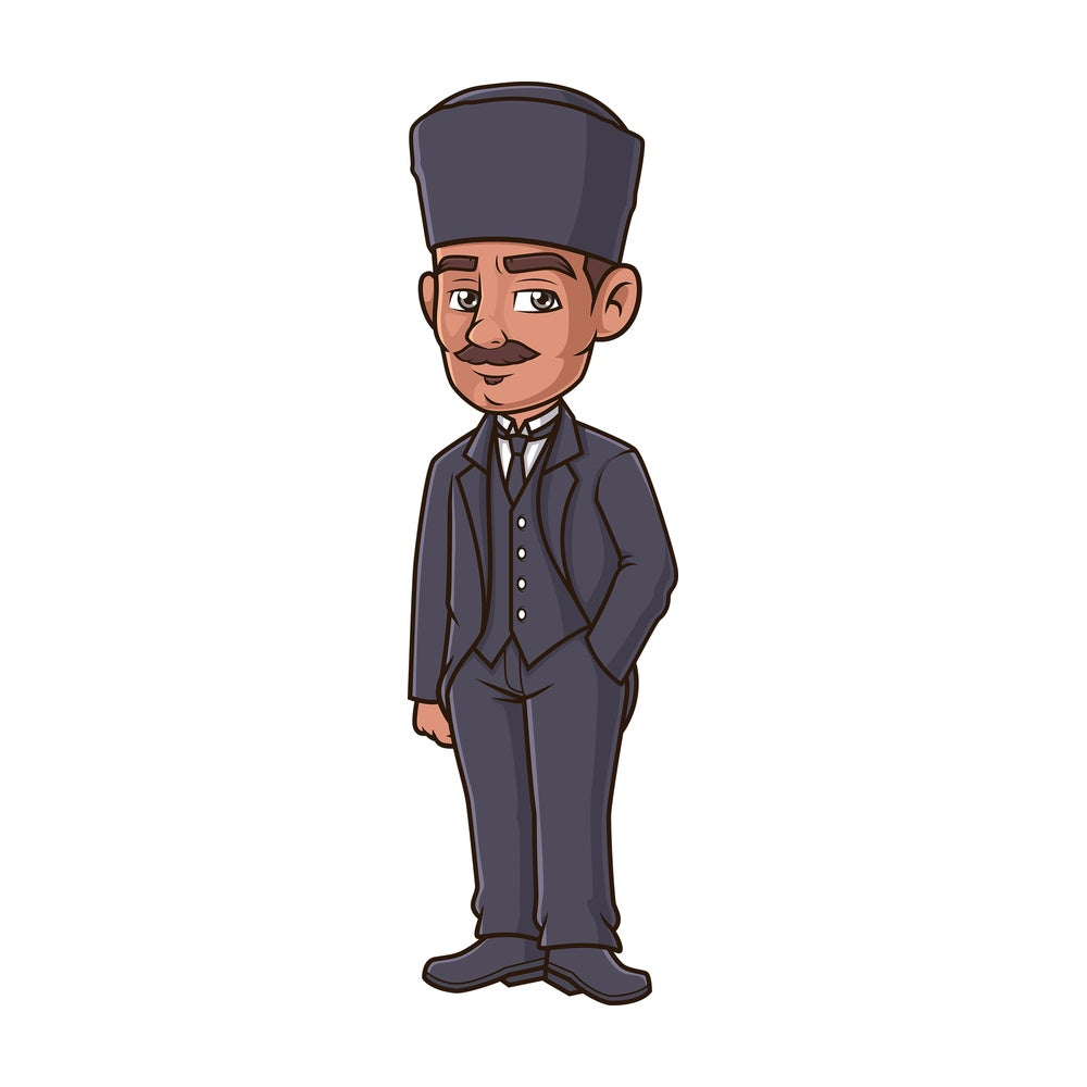 Mustafa kemal ataturk. PNG - JPG and vector EPS (infinitely scalable).
