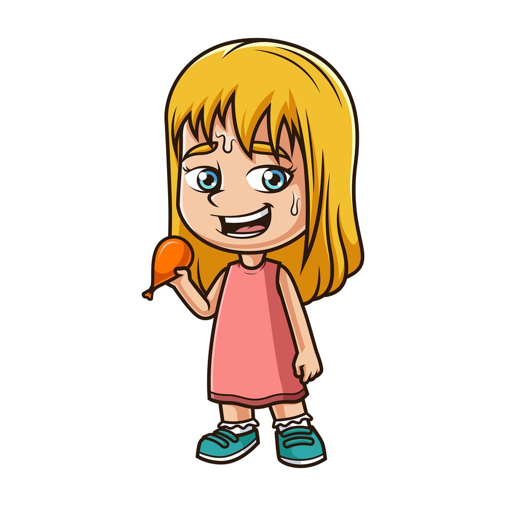 Wet girl holding water balloon. PNG - JPG and vector EPS (infinitely scalable).