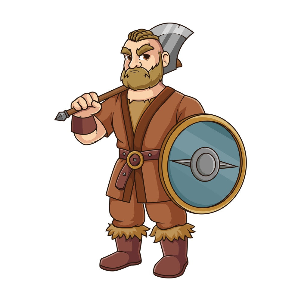 Ragnar lodbrok. PNG - JPG and vector EPS file formats (infinitely scalable). Image isolated on transparent background.