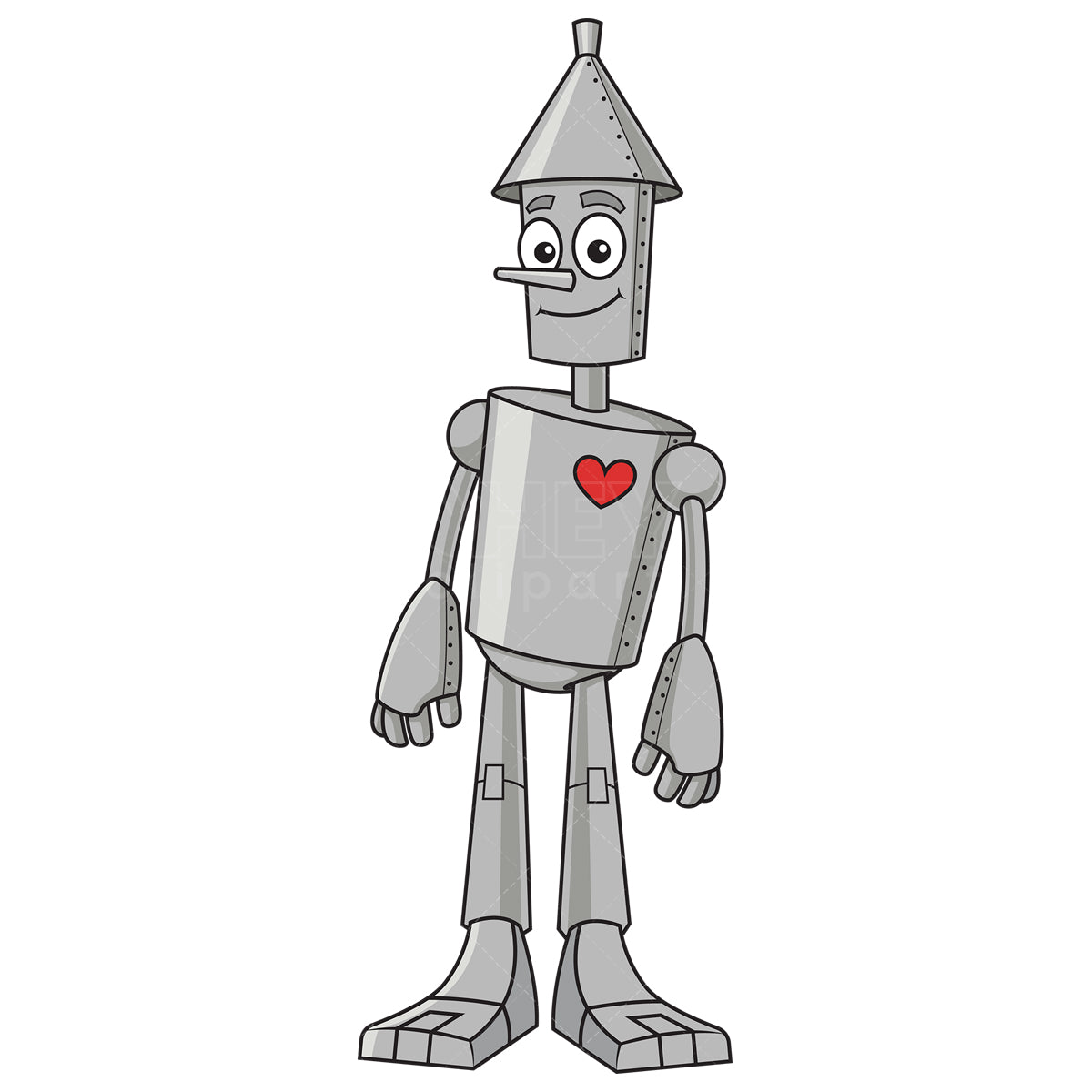 Royalty-free stock vector illustration of a the tin man.