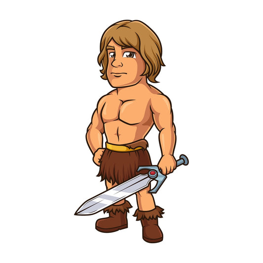 Beowulf holding sword. PNG - JPG and vector EPS (infinitely scalable).