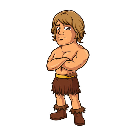 Beowulf arms crossed. PNG - JPG and vector EPS (infinitely scalable).