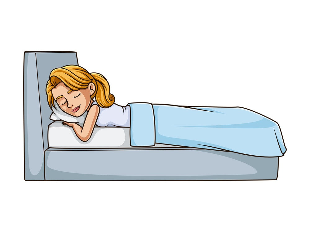 Side view woman sleeping. PNG - JPG and vector EPS (infinitely scalable).