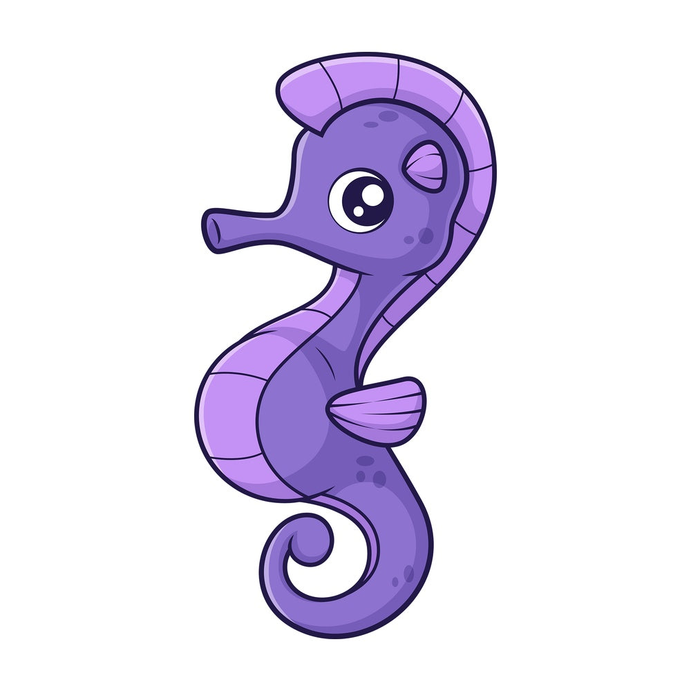 Pregnant seahorse. PNG - JPG and vector EPS (infinitely scalable).