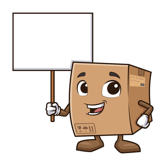 Delivery box empty sign. PNG - JPG and vector EPS (infinitely scalable).