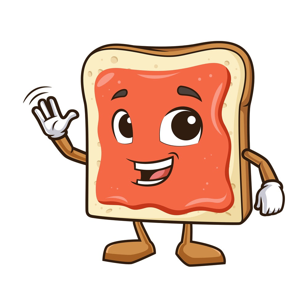 Tastry toast bread jam. PNG - JPG and vector EPS (infinitely scalable).