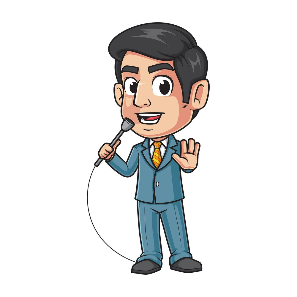 Event host stop gesture. PNG - JPG and vector EPS (infinitely scalable).
