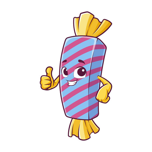Candy thumbs up. PNG - JPG and vector EPS (infinitely scalable).