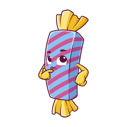 Candy wondering. PNG - JPG and vector EPS (infinitely scalable).
