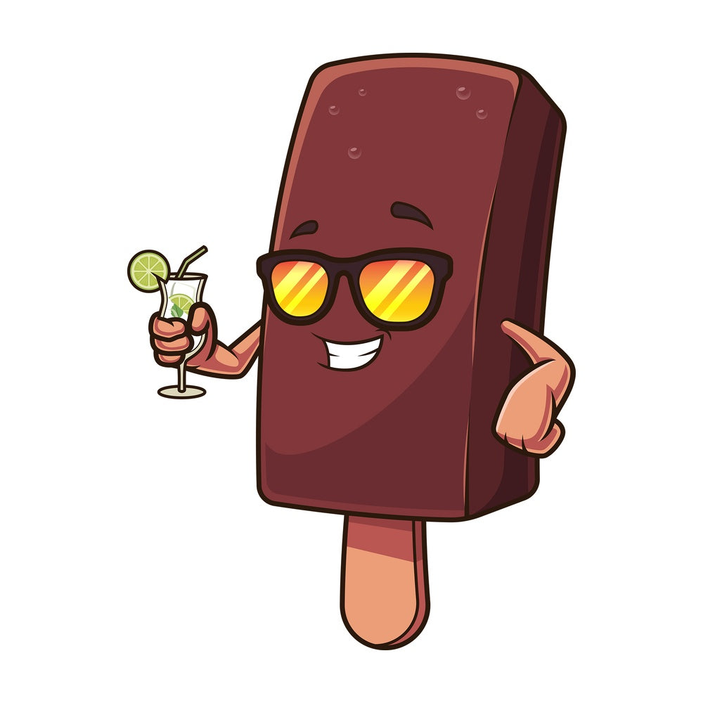 Cartoon ice pop. PNG - JPG and vector EPS (infinitely scalable).