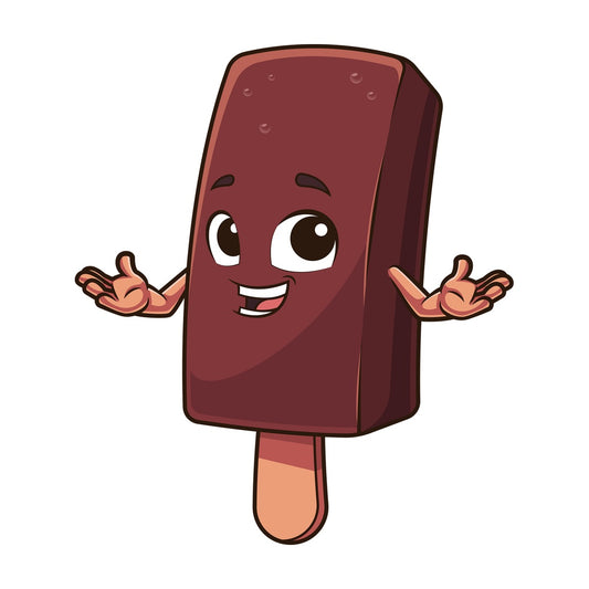 Ice pop with arms wide open. PNG - JPG and vector EPS (infinitely scalable).