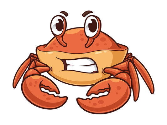 Angry crab. PNG - JPG and vector EPS (infinitely scalable).