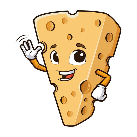 Happy cheese. PNG - JPG and vector EPS (infinitely scalable).