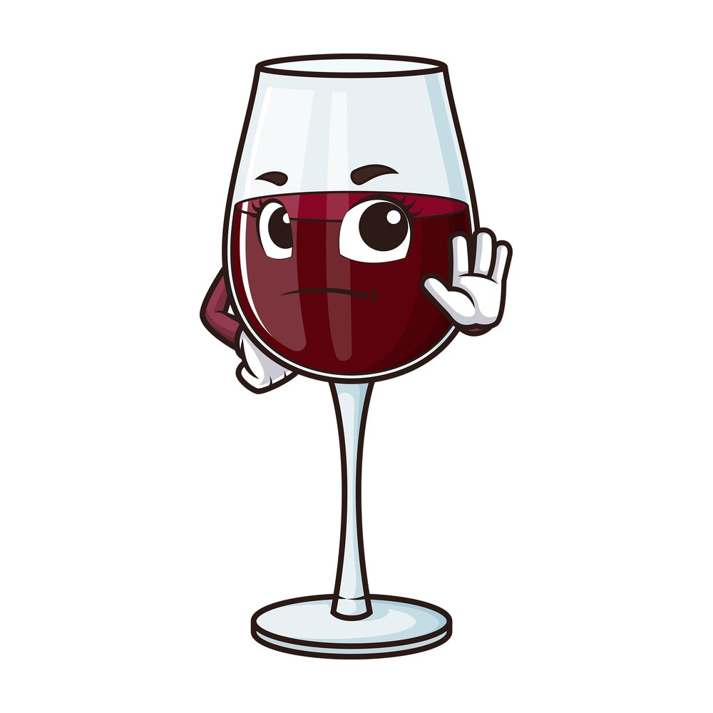 Wine glass stop sign. PNG - JPG and vector EPS (infinitely scalable).
