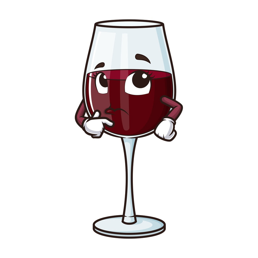 Wine glass wondering. PNG - JPG and vector EPS (infinitely scalable).