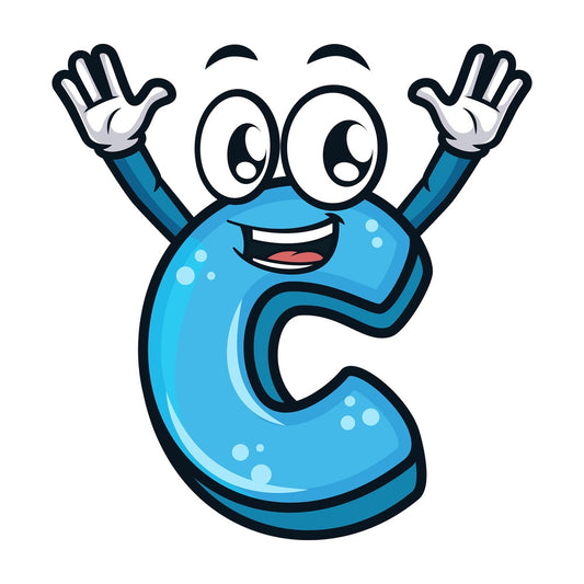 Lowercase letter c. PNG - JPG and vector EPS file formats (infinitely scalable). Image isolated on transparent background.