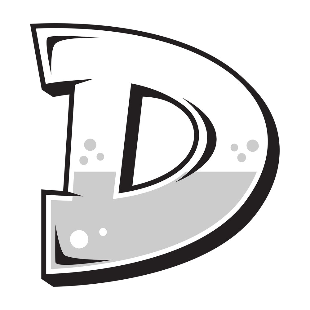 Graffiti letter d. PNG - JPG and vector EPS file formats (infinitely scalable). Image isolated on transparent background.