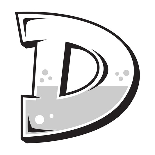 Graffiti letter d. PNG - JPG and vector EPS file formats (infinitely scalable). Image isolated on transparent background.