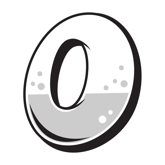 Graffiti letter o. PNG - JPG and vector EPS file formats (infinitely scalable). Image isolated on transparent background.