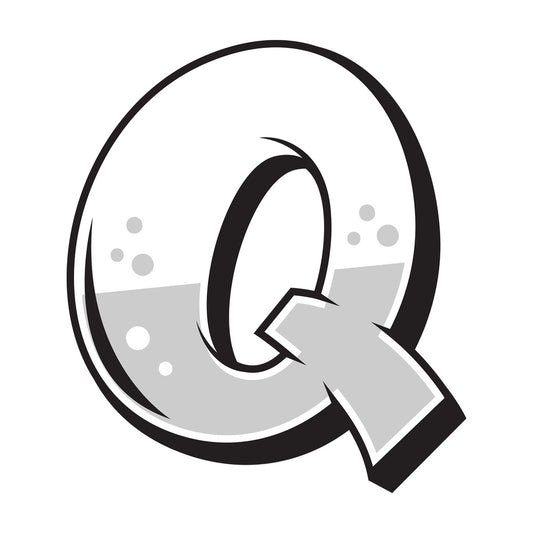 Graffiti letter q. PNG - JPG and vector EPS file formats (infinitely scalable). Image isolated on transparent background.