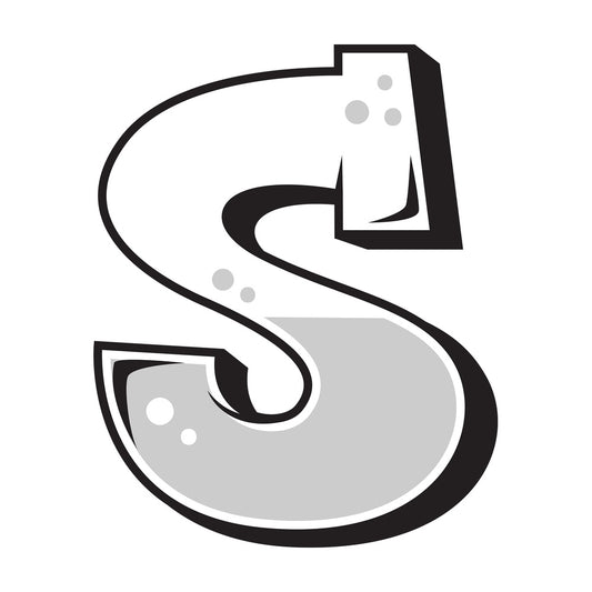 Graffiti letter s. PNG - JPG and vector EPS file formats (infinitely scalable). Image isolated on transparent background.