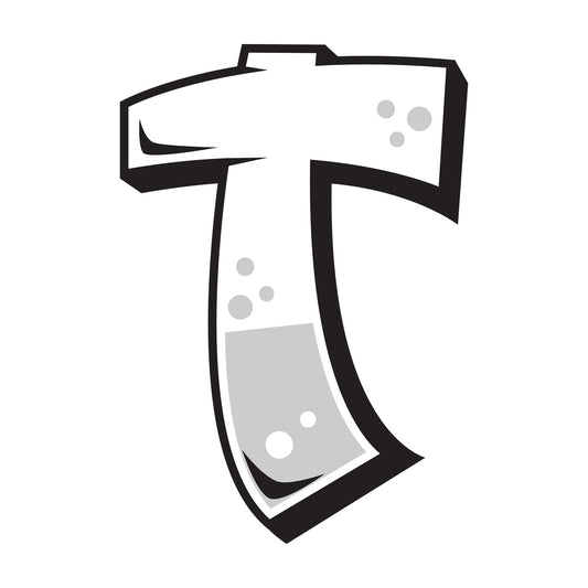 Graffiti letter t. PNG - JPG and vector EPS file formats (infinitely scalable). Image isolated on transparent background.