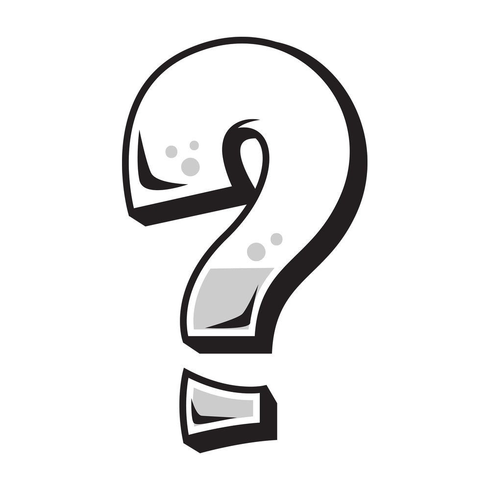 Graffiti question mark . PNG - JPG and vector EPS file formats (infinitely scalable). Image isolated on transparent background.