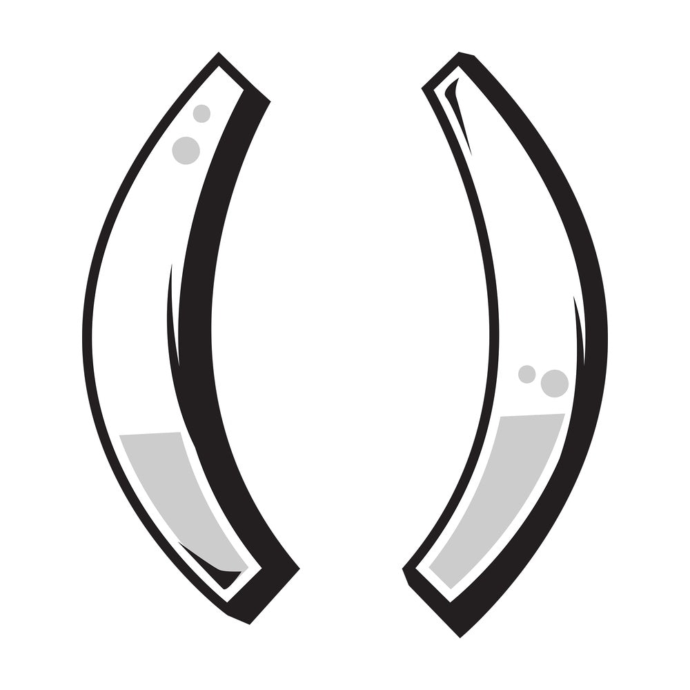 Graffiti round brackets. PNG - JPG and vector EPS file formats (infinitely scalable). Image isolated on transparent background.