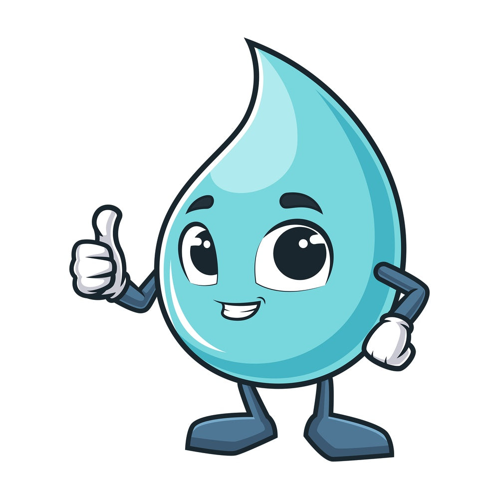 Water drop. PNG - JPG and vector EPS (infinitely scalable).