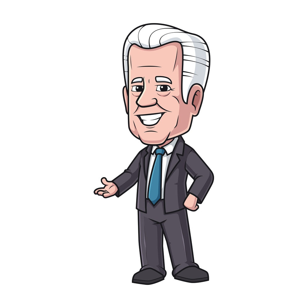Joe biden presenting. PNG - JPG and vector EPS (infinitely scalable).