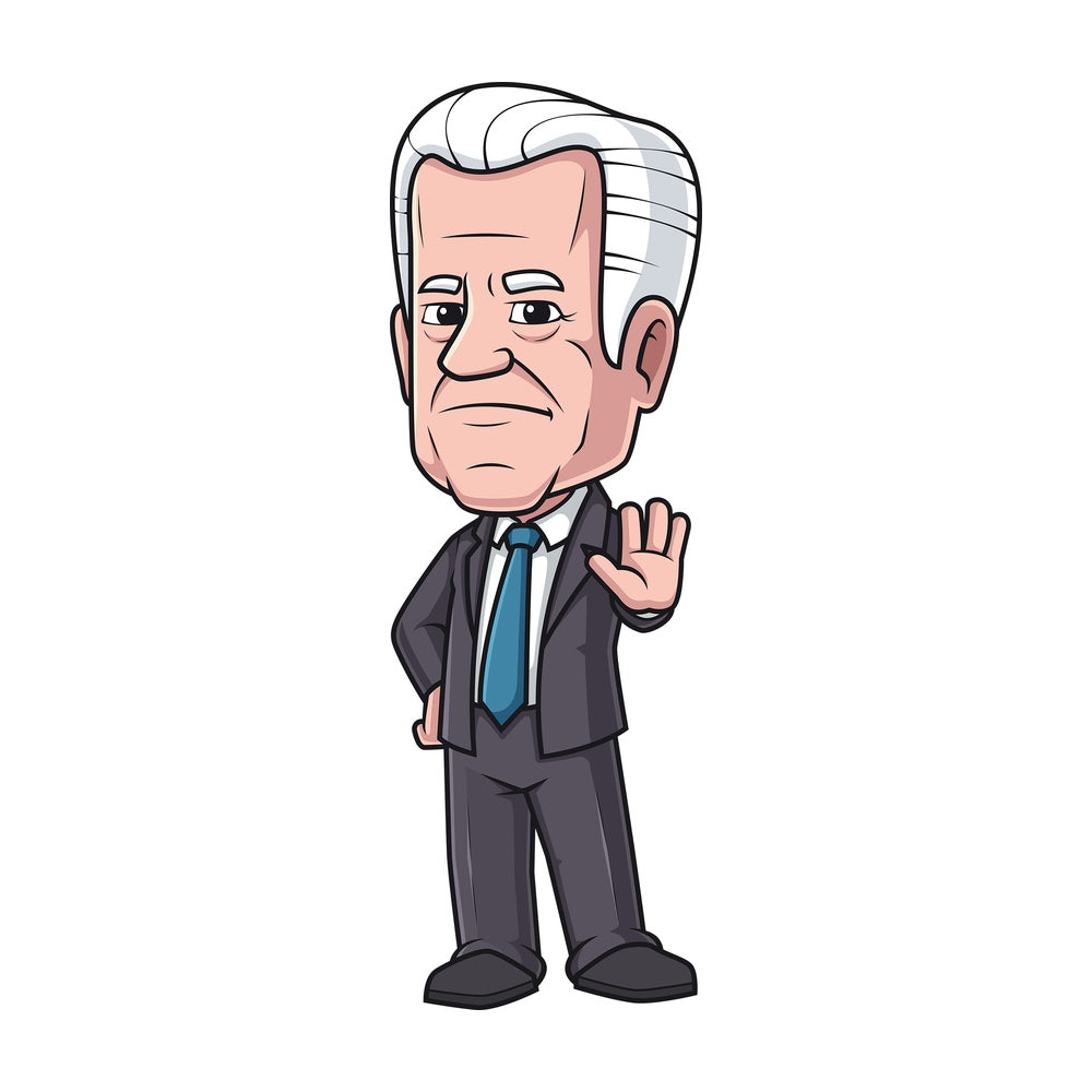 Joe biden stop gesture. PNG - JPG and vector EPS (infinitely scalable).