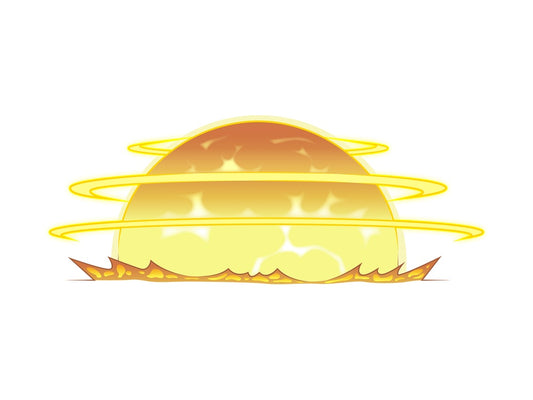 Nuclear explosion. PNG - JPG and vector EPS (infinitely scalable).