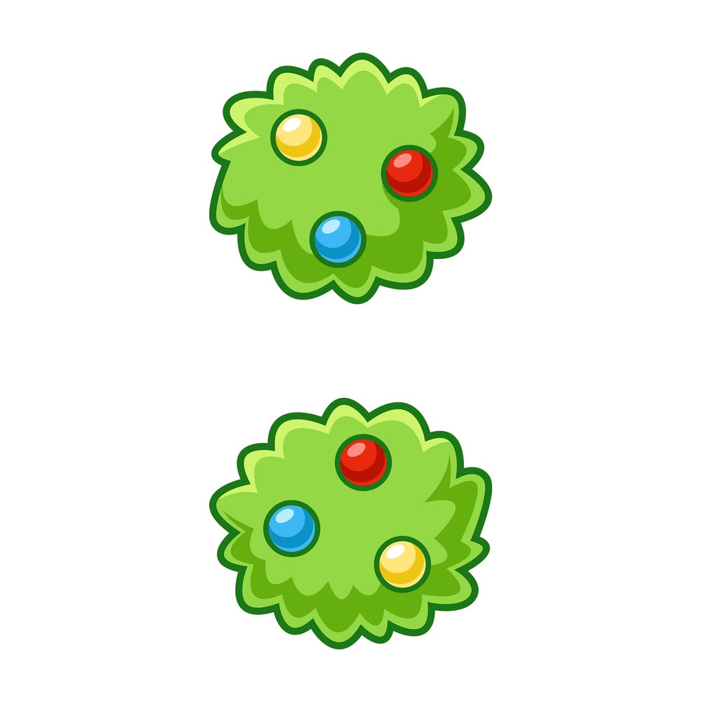 Cartoon christmas colon. PNG - JPG and vector EPS file formats (infinitely scalable). Image isolated on transparent background.