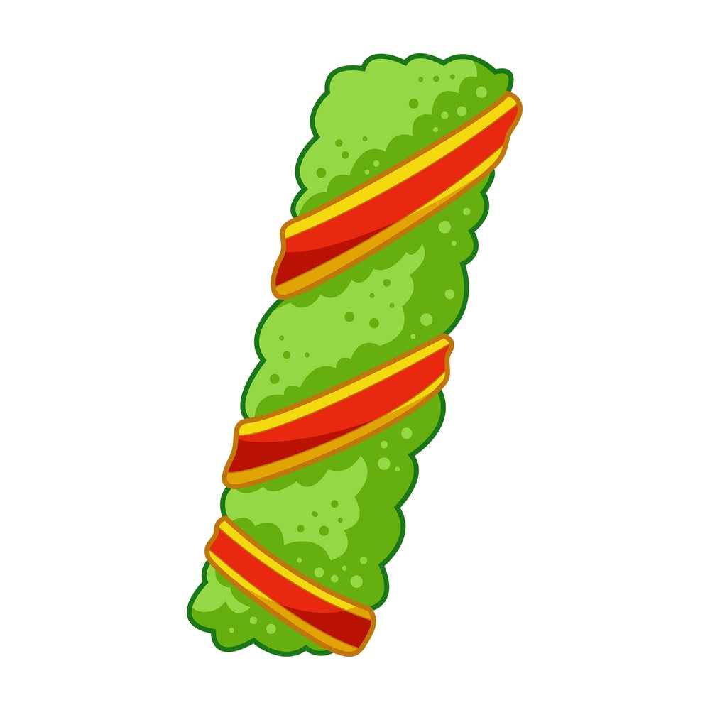 Cartoon christmas slash. PNG - JPG and vector EPS file formats (infinitely scalable). Image isolated on transparent background.