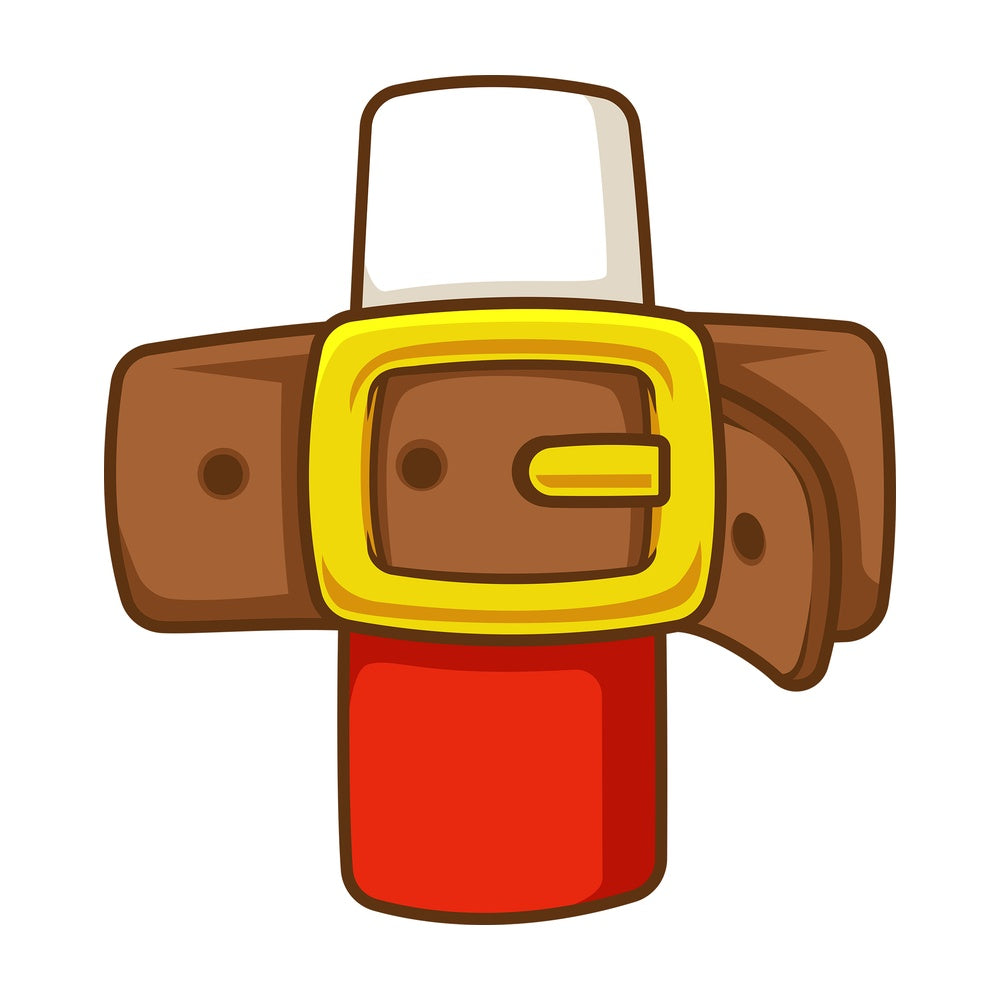 Cartoon christmas plus sign. PNG - JPG and vector EPS file formats (infinitely scalable). Image isolated on transparent background.