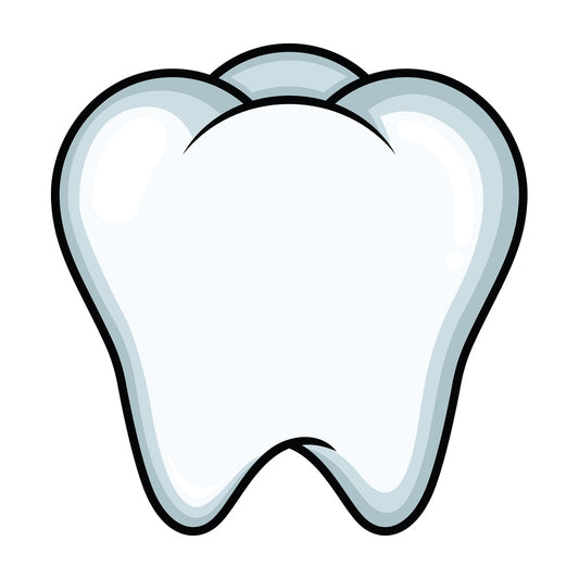 Tooth icon. PNG - JPG and vector EPS file formats (infinitely scalable). Images isolated on transparent background.